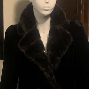 STYLE VI LTD FAUX FUR LONG COAT vintage 60’s 70’s MOB WIFE